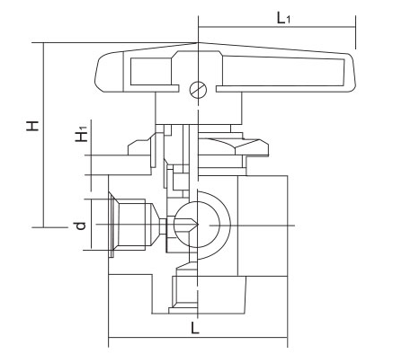 CZY15-19-FP-2四位一通切換球閥